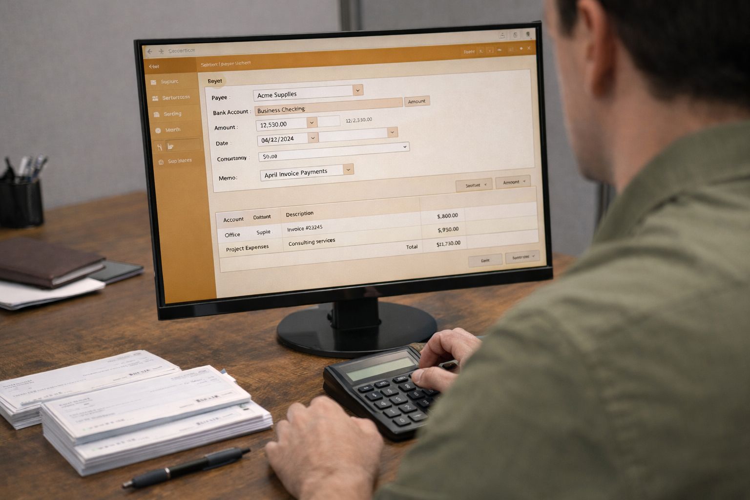 הדפסת צ'קים למשרד